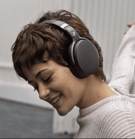 Sennheiser HD 450BT: Noise-Cancelling Wireless Headphones with Long Battery Life