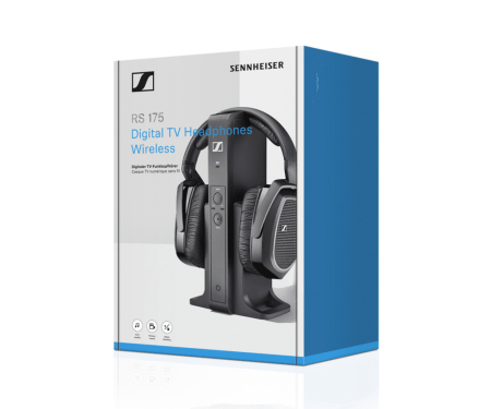 Sennheiser RS 175: RF Wireless Headphones with Bass Boost & Surround Sound