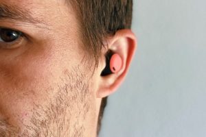 Google Pixel Buds Pro in a person's ear