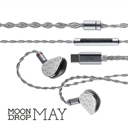 MOONDROP MAY USB Type-C Earphones Online Interactive DSP IEMs 1DD+1 Planar